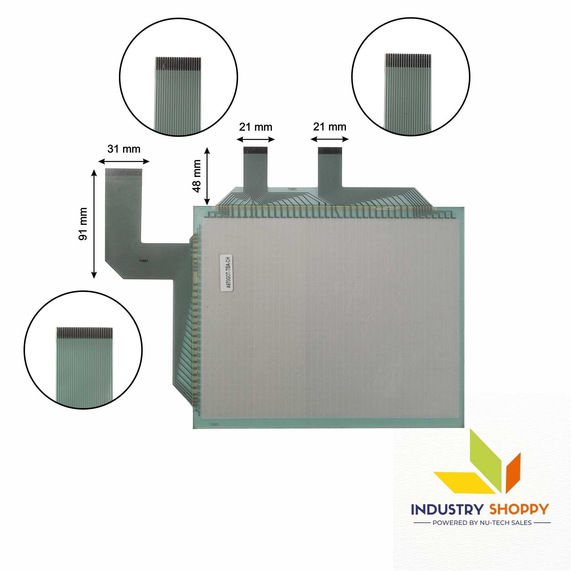 Touch Screen For Mitsubishi A970got-tba-ch Hmi Operator Panel