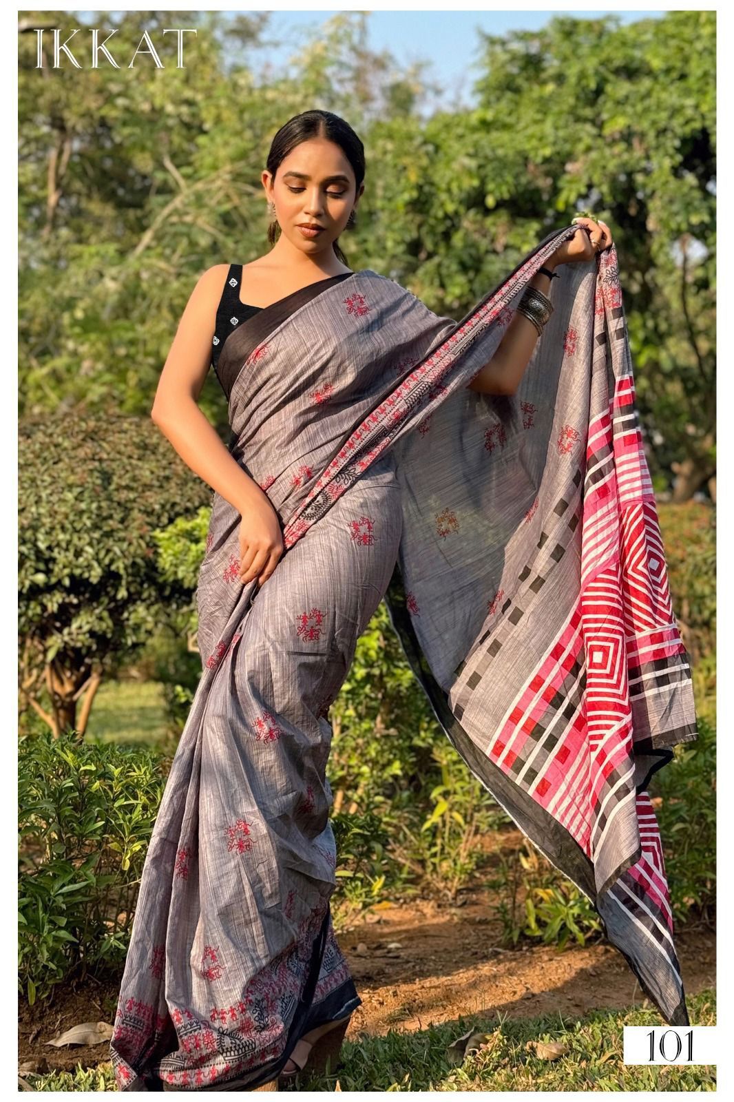 Cotton Saree - Color: As Per Images
