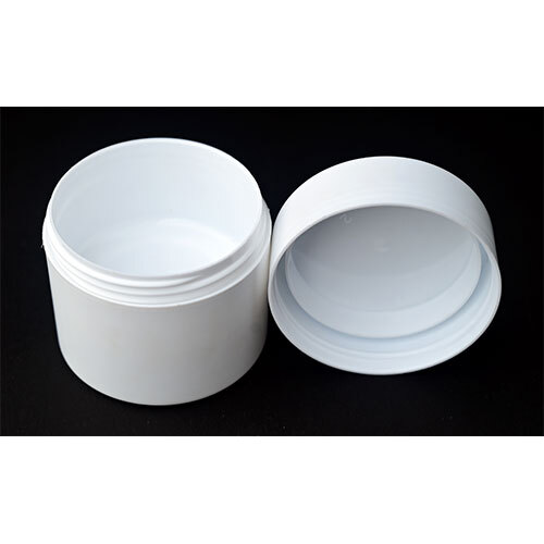 Plastic Double Wall Cream Jar - Color: White With Transparent Or Colored Lid (Customizable)