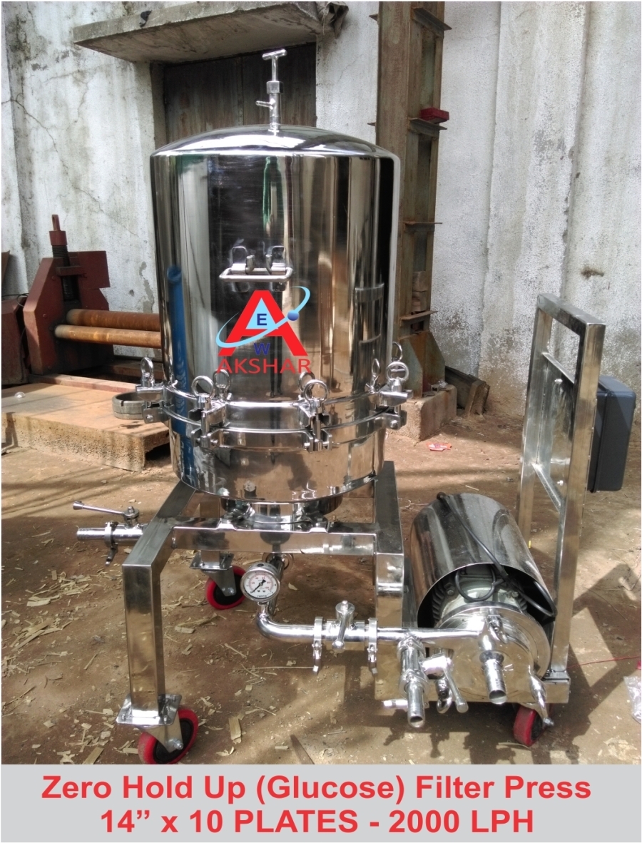 Liquid Filter Press Machine Capacity: 2000 Lph Kg/day