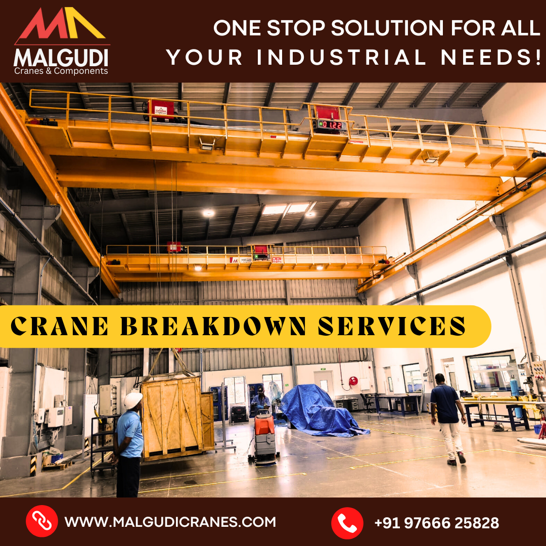Double Girder Eot Cranes - Color: Yellow