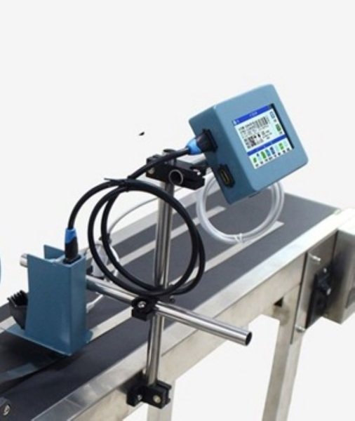 Thermal Inject Coder With Conveyer