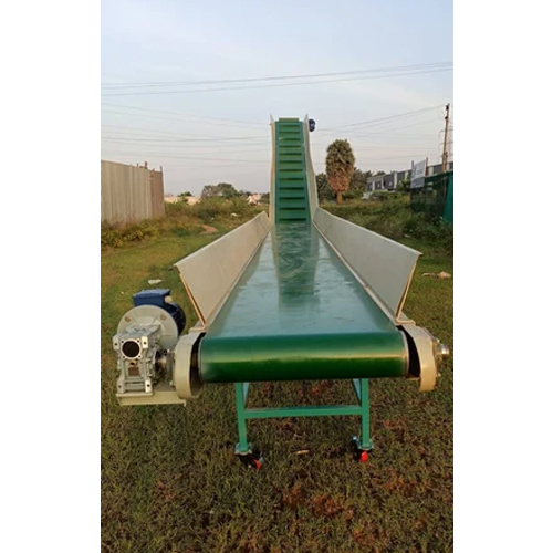 Inspection Conveyor System - Color: Green