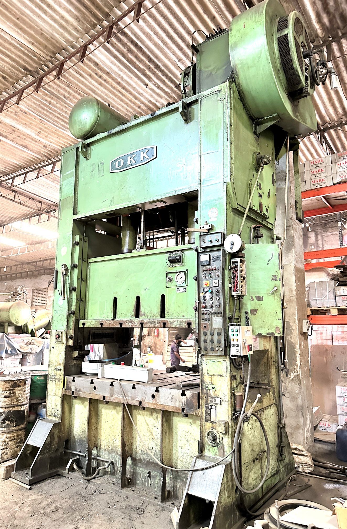 1286 Okk H Frame Double Crank Press