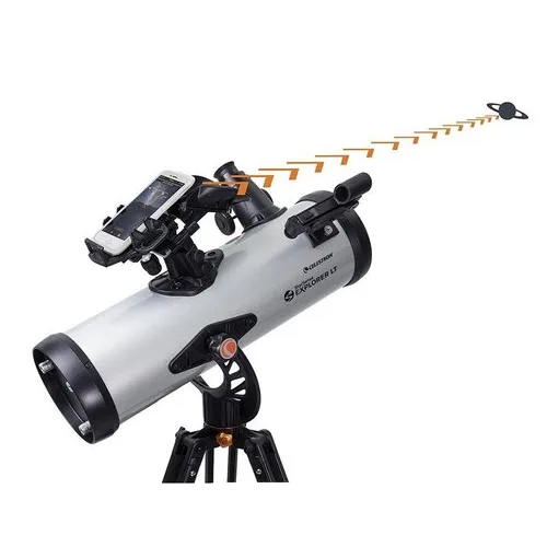 Celestron Starsense Explorer Lt 114az स्मार्टफोन ऐप-सक्षम न्यूटनियन रिफ्लेक्टर
