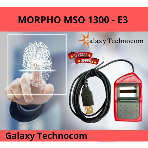 Morpho MSO 1300 e3 L0 L1 सिंगल फिंगरप्रिंट बायोमेट्रिक यूएसबी डिवाइस