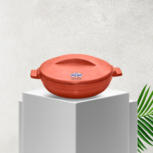 Clay Kadai 1.5 Ltr - Thickness: 4-6 Millimeter (Mm)