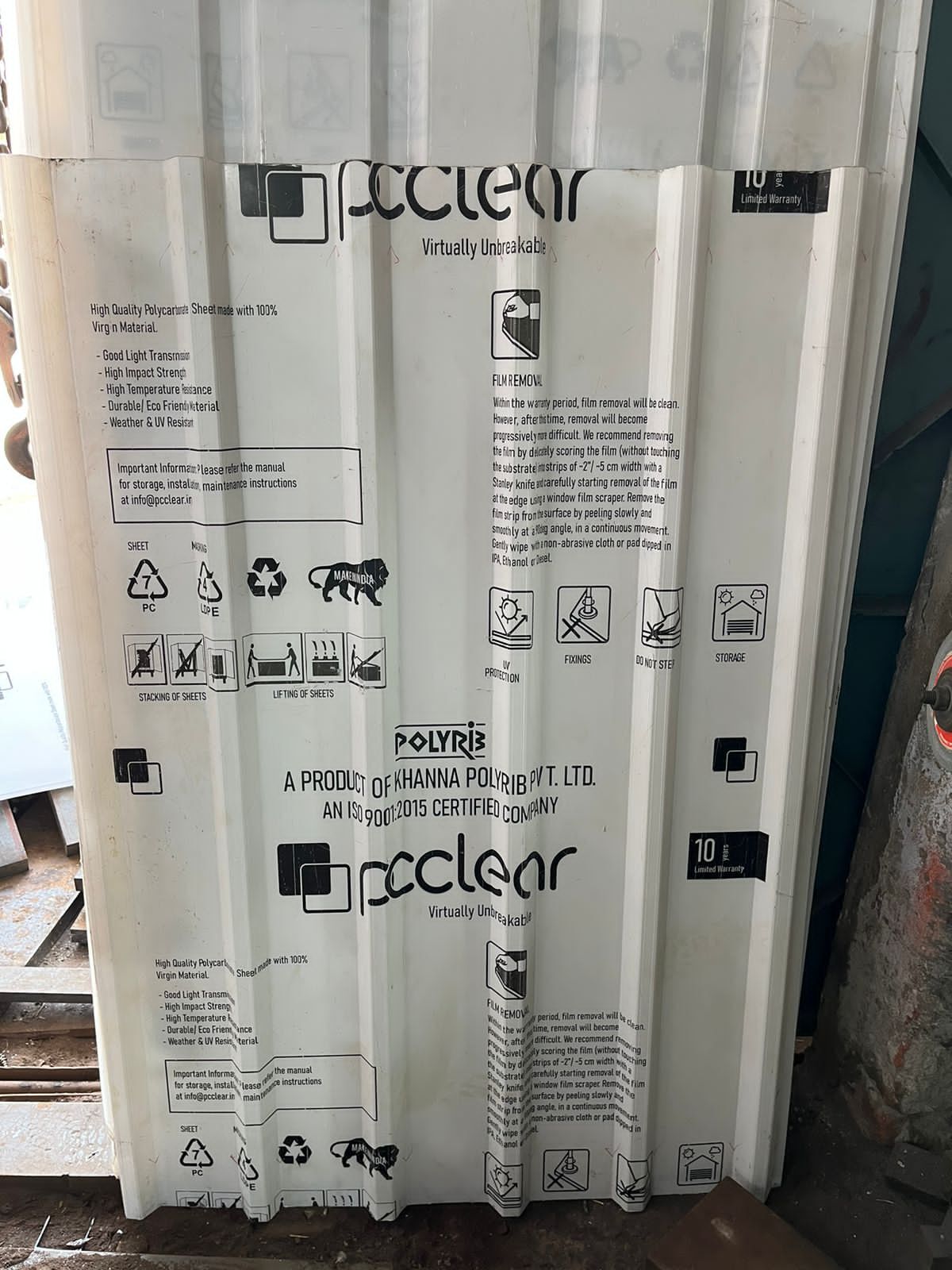 Polycarbonate Profile Sheet