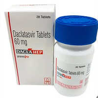 Daclatasvir Tablets - 60 MG | Pack of 28 Tablets, General Medicine for Chronic Hepatitis C Infection, Store in Dry Place