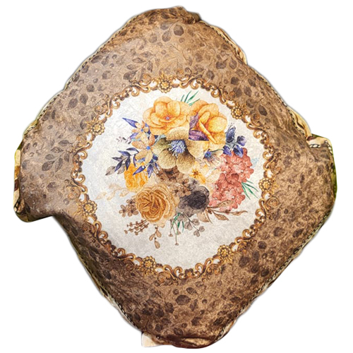 Fancy Cushion Cover - Cotton Material, Customized Sizes Available, Various Colors, Plain Style with Printed Pattern