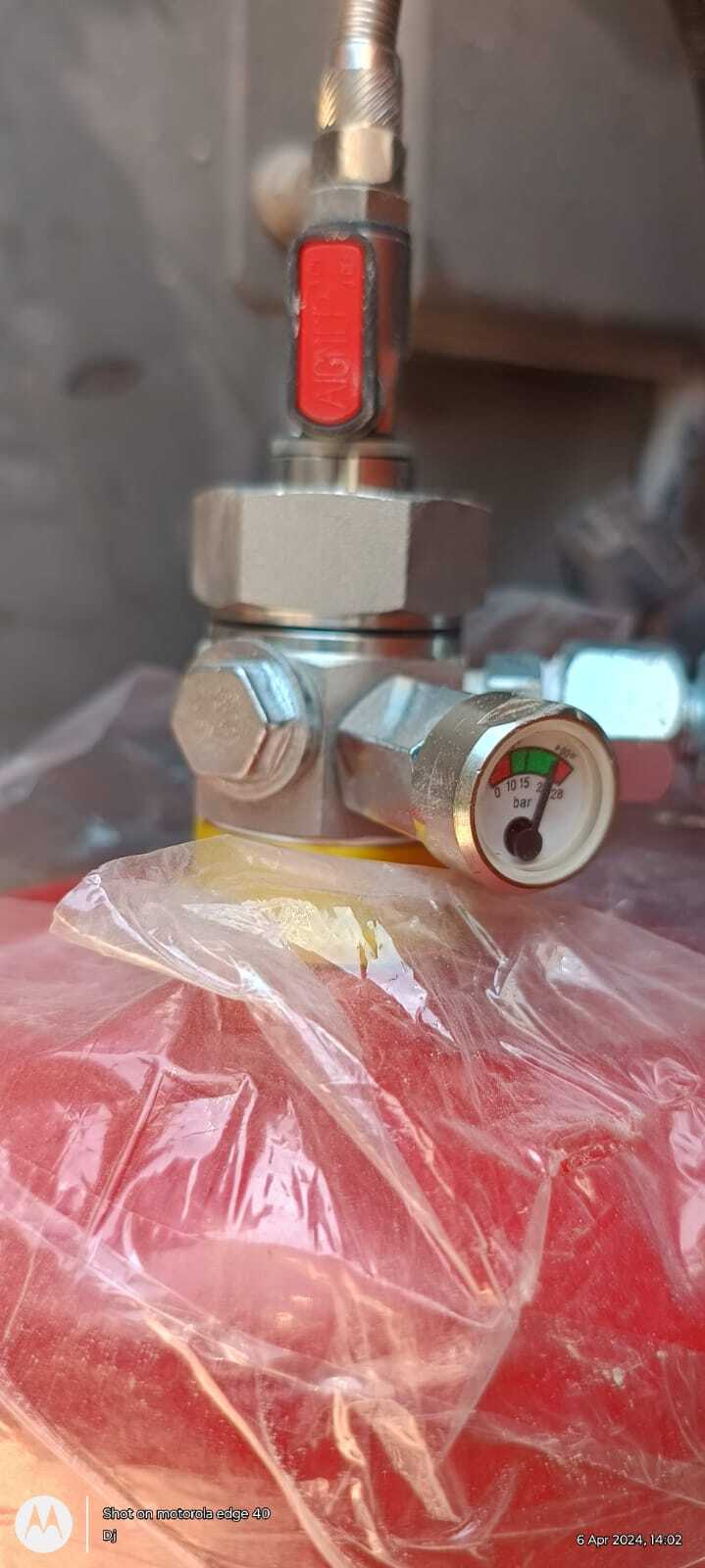 Vehicle Engine Fire Suppression System - Color: Red
