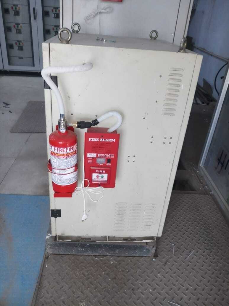 Automatic Co2 Extinguishing System - Ul Approved Material, 2x1x1 Meter Size, Red Color | 12 Months Warranty, 35 Kilograms Weight, Ideal For Electrical Panel Fire Suppression
