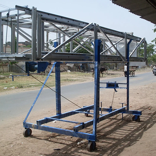 Tiltable Tower Ladder With Adjustable Platform By S. J. Enterprises