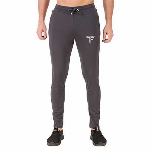 Grey Color Track Pants - Cotton Material, Customized Size , Modern Gender-neutral Design For Adults In Various Color Options