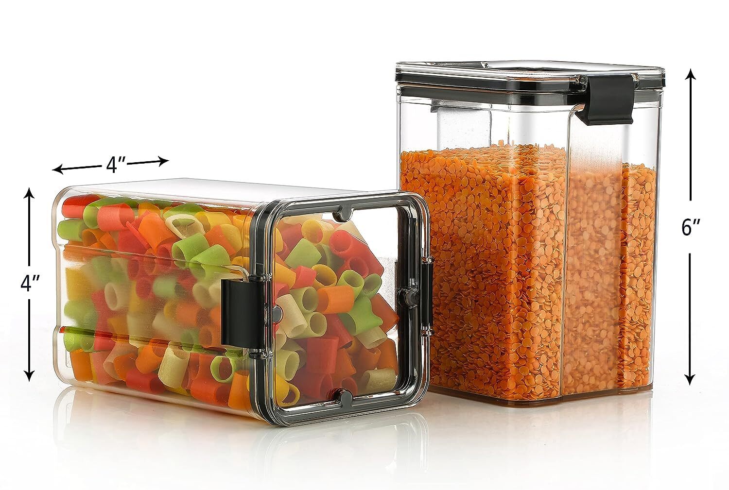 Transparent 700 Ml Lock Container