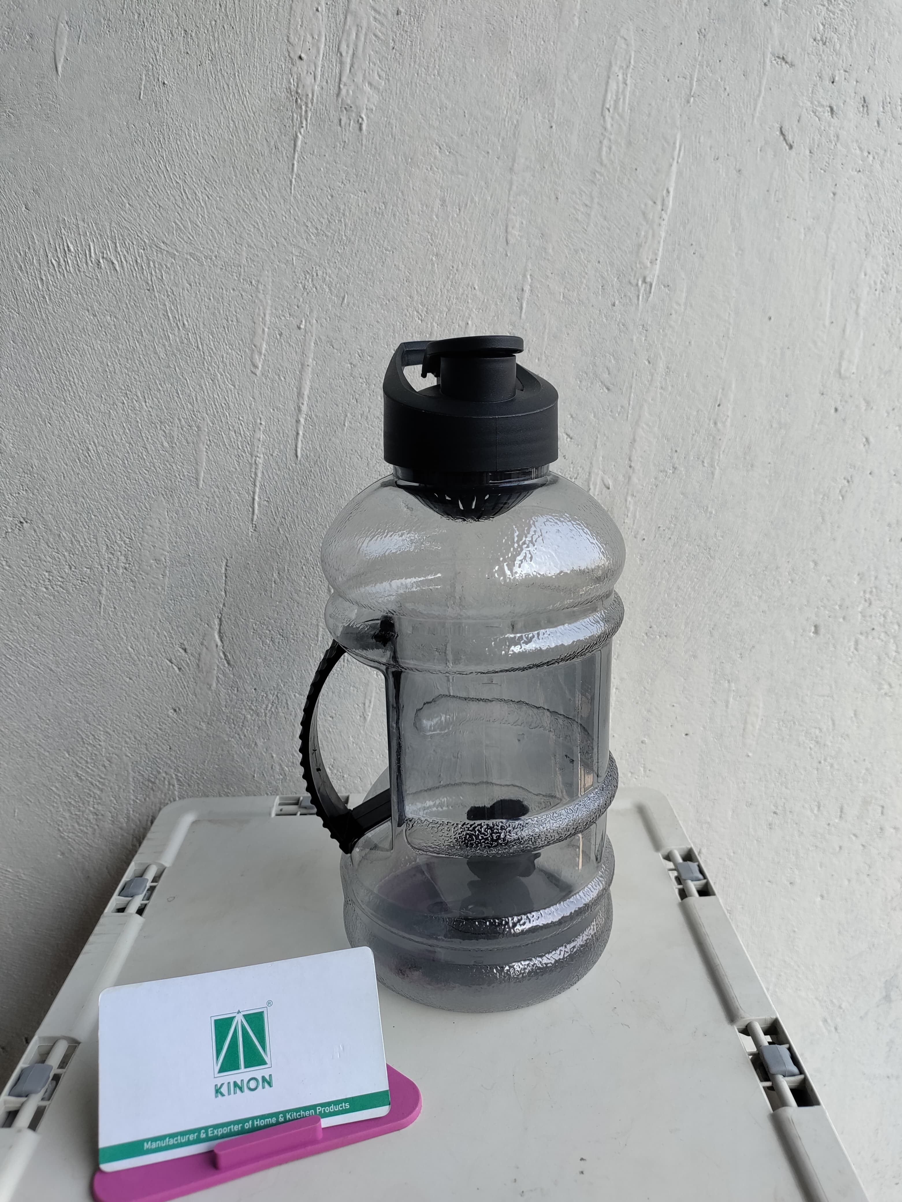 Black Plastic Shaker Bottle