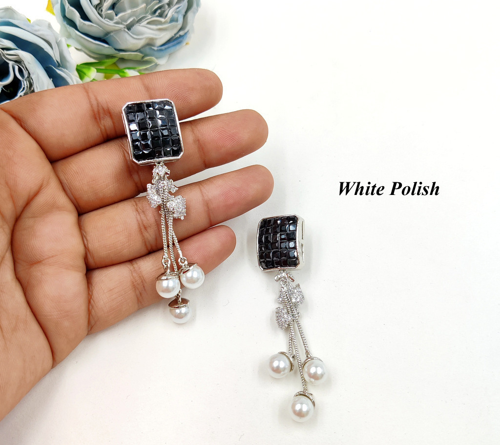 American Diamond Earring - Crafted For Women | Elegant American Diamond Studs In Various Sizes, Perfect For Special Occasions And Everyday Glamour