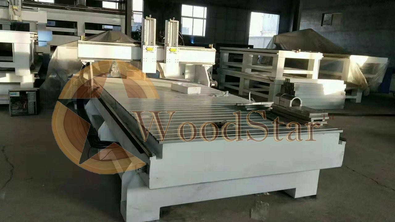 Woodstar Cnc Woodworking Router Machine Wsr-1325 - 1500 X 2500 X 300 Mm, 24000 Rpm Air-cooled Spindle, Steps Motor 15,000 Mm/min Speed, 12,000+ Designs Included