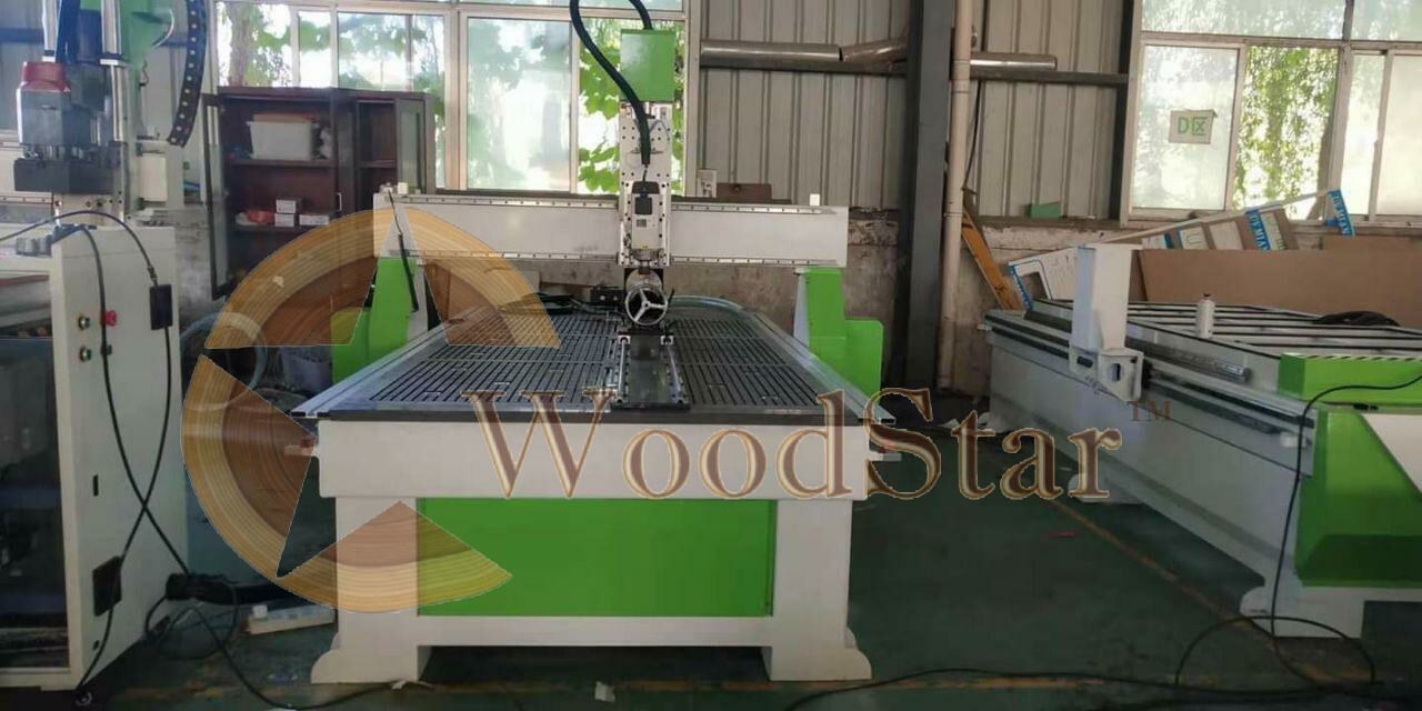 Woodstar Cnc Woodworking Router Machine Wsr-1325 - 1500 X 2500 X 300 Mm, 24000 Rpm Air-cooled Spindle, Steps Motor 15,000 Mm/min Speed, 12,000+ Designs Included