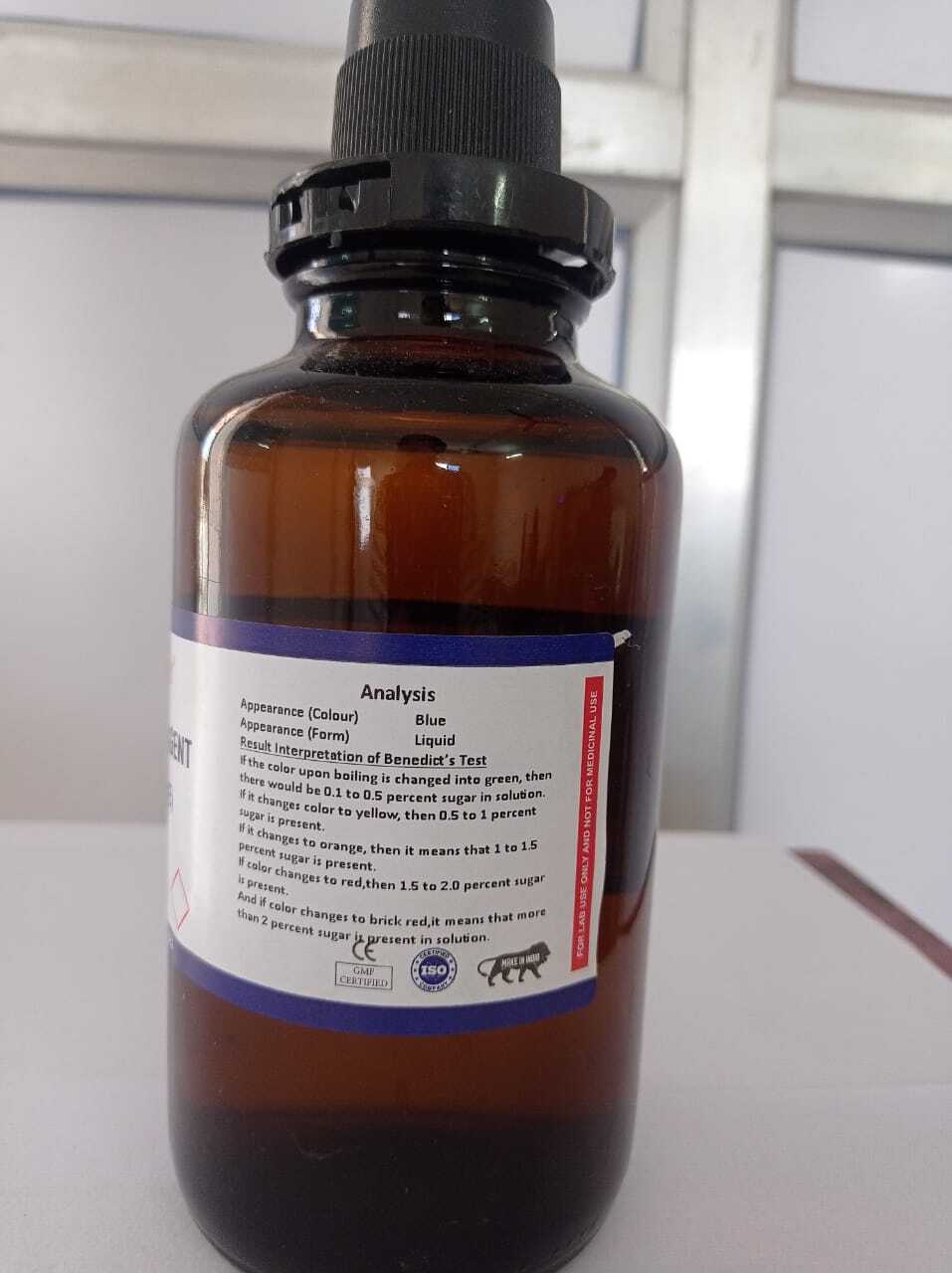 Benedict's Reagent (Qualitative) (500 Ml)