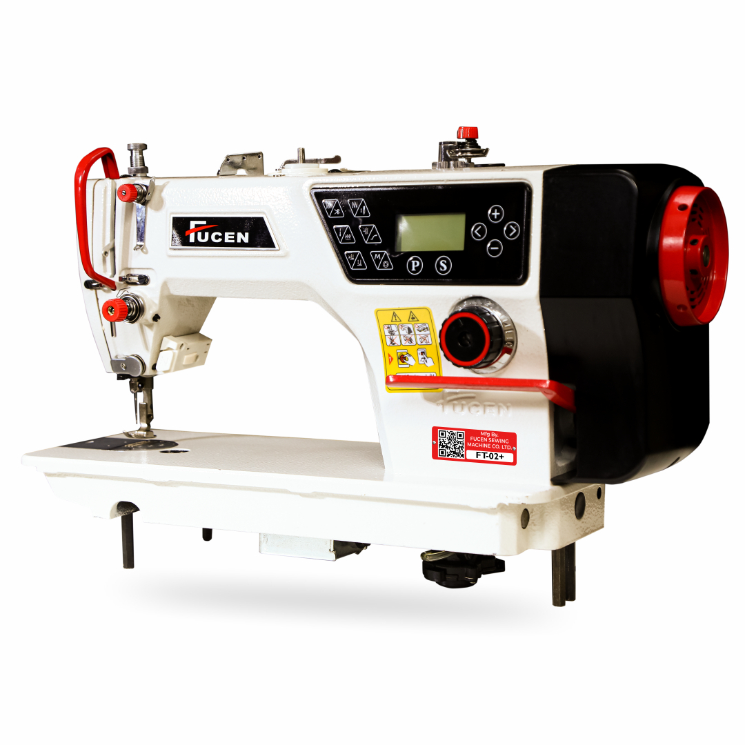 Ft-02+ High Speed Direct Drive, Single Needle Lockstitch Sewing Machine With Automatic Thread Trimmer , Needle Positioning, Auto Reverse, Auto Wiping & Operation Panel. Power: 550 Watt (W)