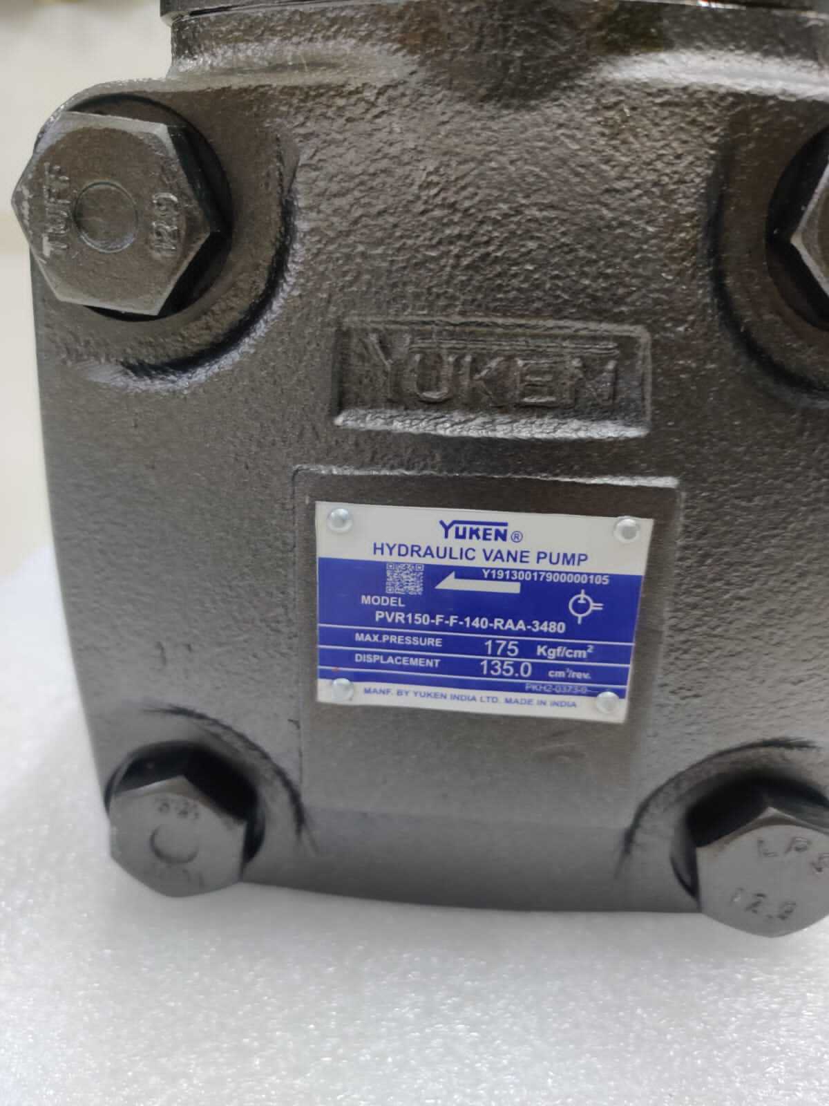 Yuken Vane Pump - Stainless Steel, Low Pressure, Normal Suction Type | Sealed Seals, First-class Standards, Reliable Industrial Performance
