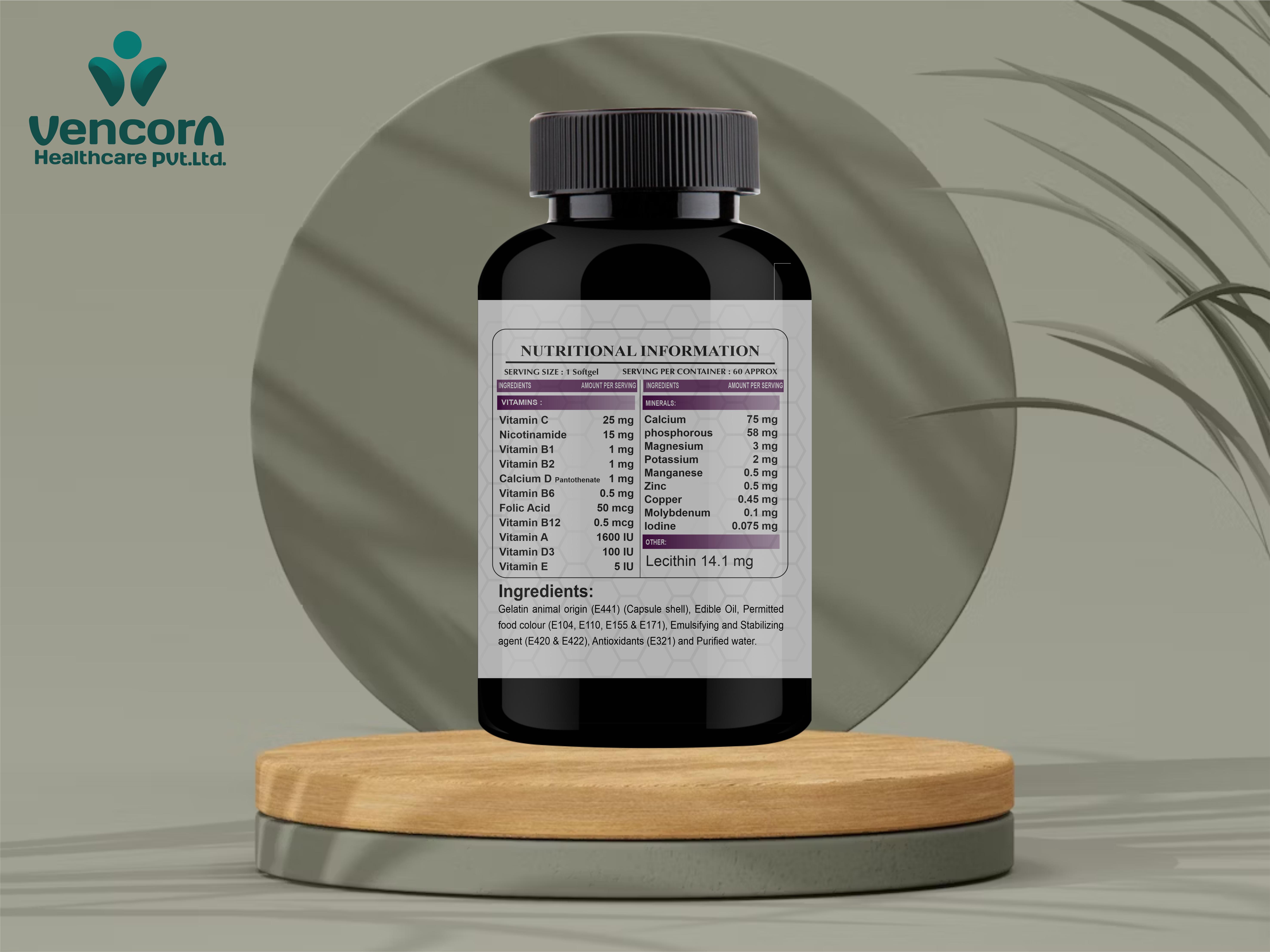 Multivitamins Softgel - 2 - Best Before: 36 Months