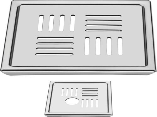 Stainless Steel Floor Drain - 5x5 And 6x6 Sizes | Silver Finish, Bath Hardware Sets, Unique Shape