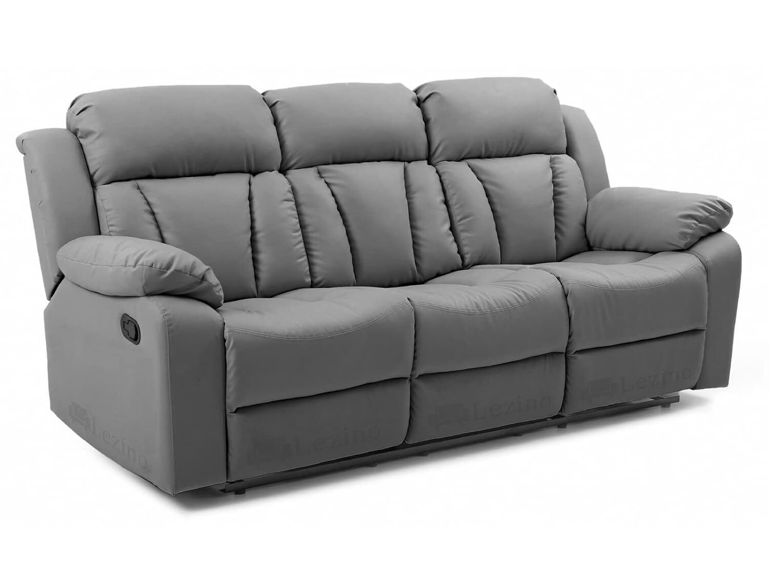 Double Seater Recliner Sofa - Material: Leather