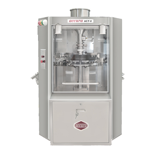 ACE-V High Speed Double Rotary Tablet Press - Stainless Steel, Manual Control Mode | Durable Design, Warranty Included, Ideal for Pharma and Cosmetics Industries