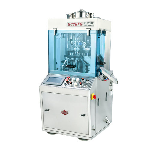 Stainless Steel F210 Bi-Layer Mini Press Table Top Square Gmp Single Rotary Tablet Press