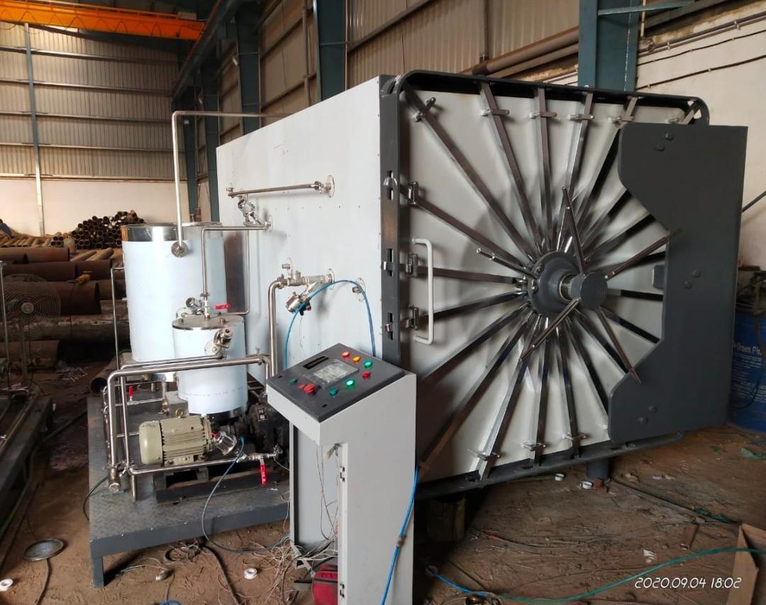 Horizontal Rectangular Autoclave - Chamber Size: As Per User Requirement With Customization