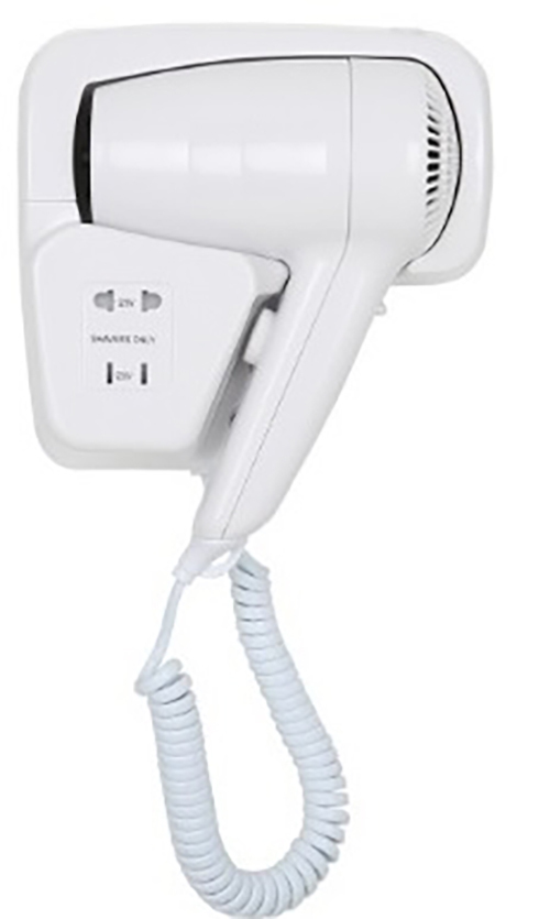 White Hospitality Hair Dryer