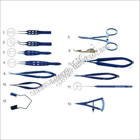 Fiber & Steel Titanium Ophthalmic Instruments