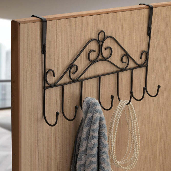 Over The Door Hanger Rack 7 Hooks Decorative Ognazier Hook