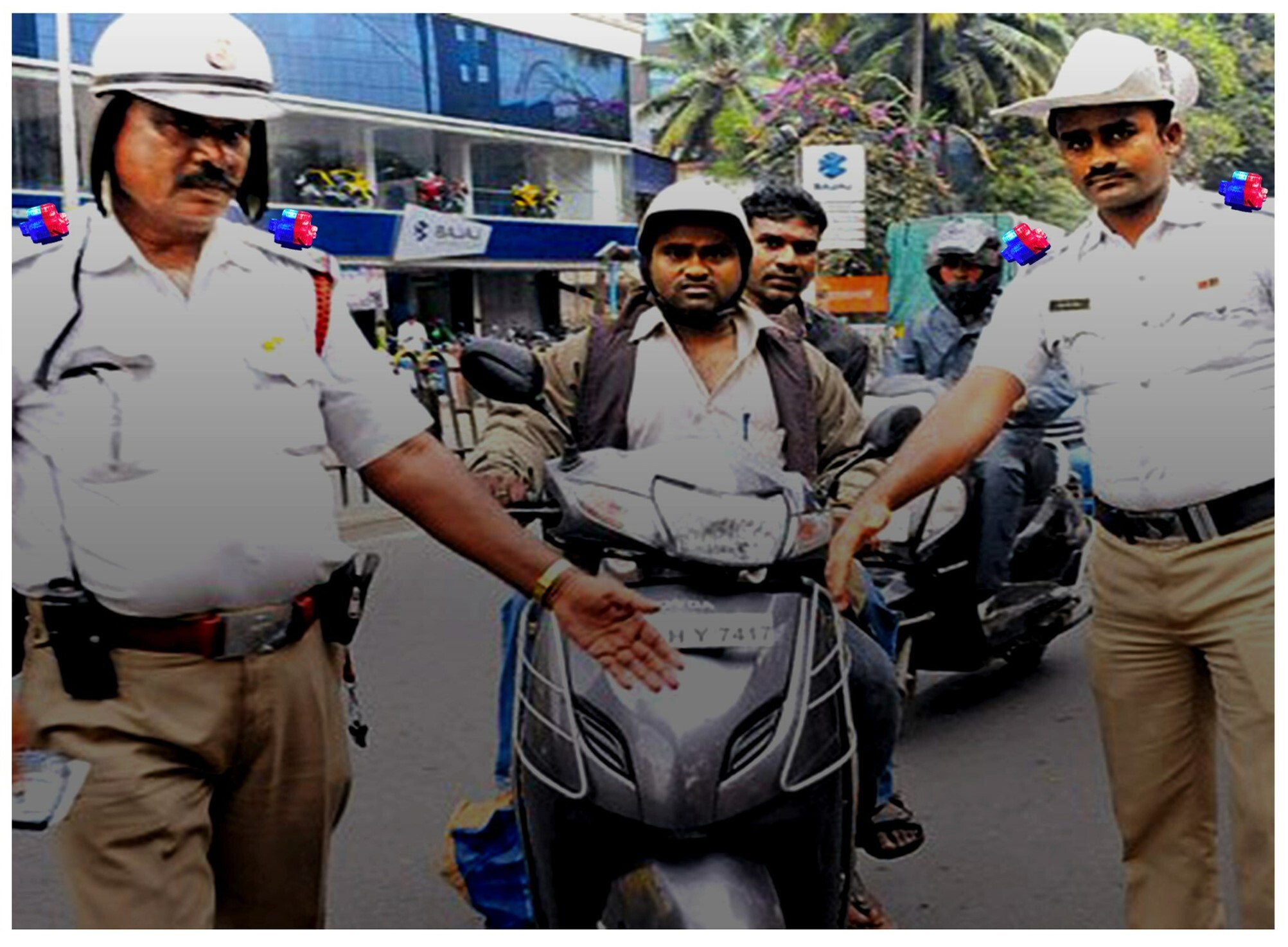 Various Colour Shoulder Light For Police