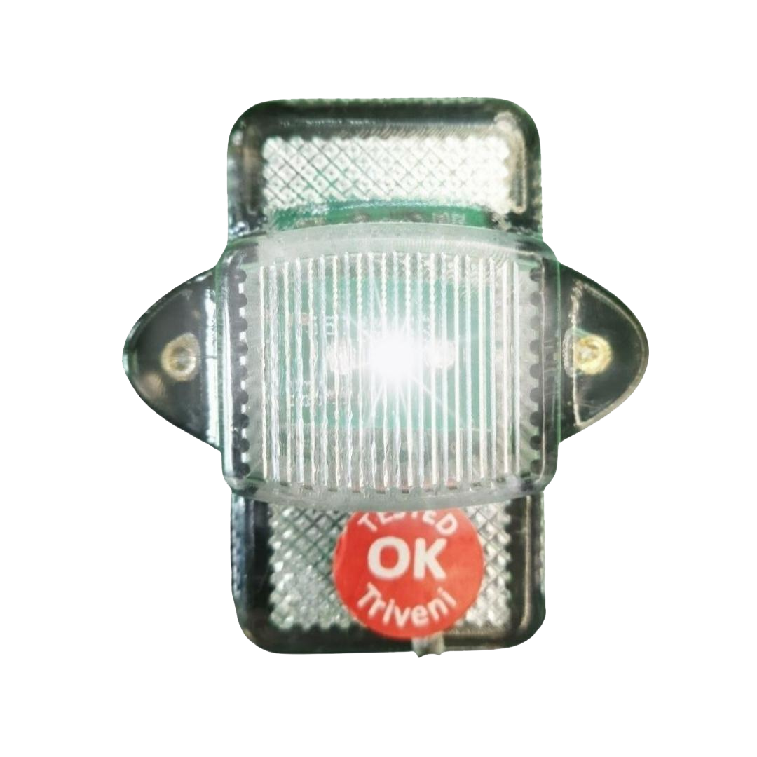 Triveni Shoulder Light - Durable Plastic, 80x34x85mm | High-efficiency Led, Ip53 Rated, Versatile Wearability, Long-distance Visibility Up To 800m, Multiple Lighting Modes