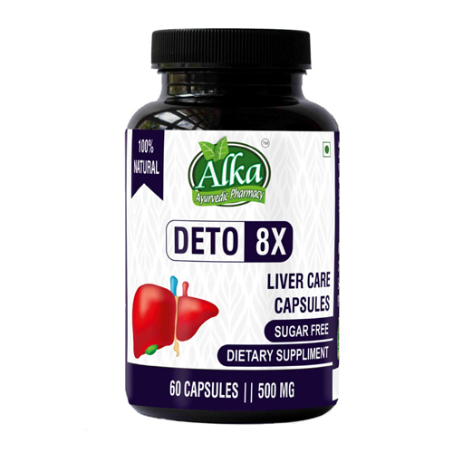 Deto8X फैटी लिवर केयर कैप्सूल्स