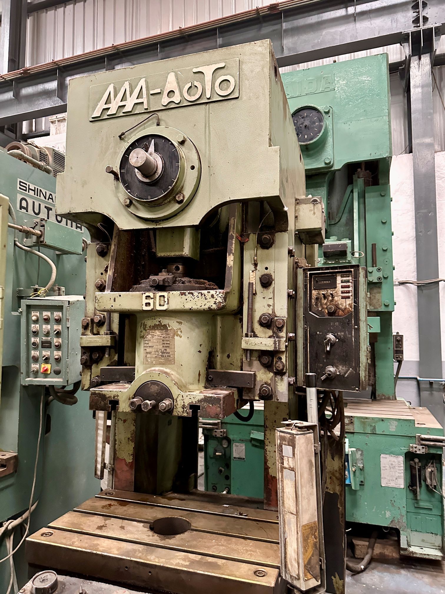 1370 Aaa Auto C Frame Single Crank Press
