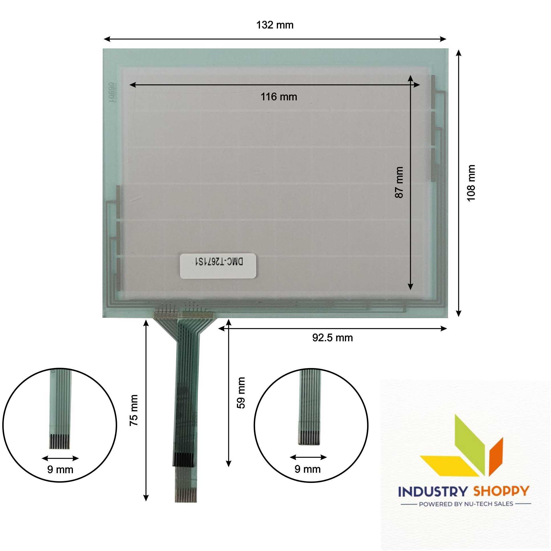 Dmc-t2671s1 Touch Screen - Features: Robust Design