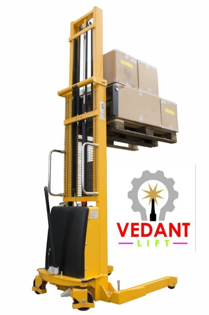 Waide Manual Semi Electrical Stacker Lege - Attributes: Durable