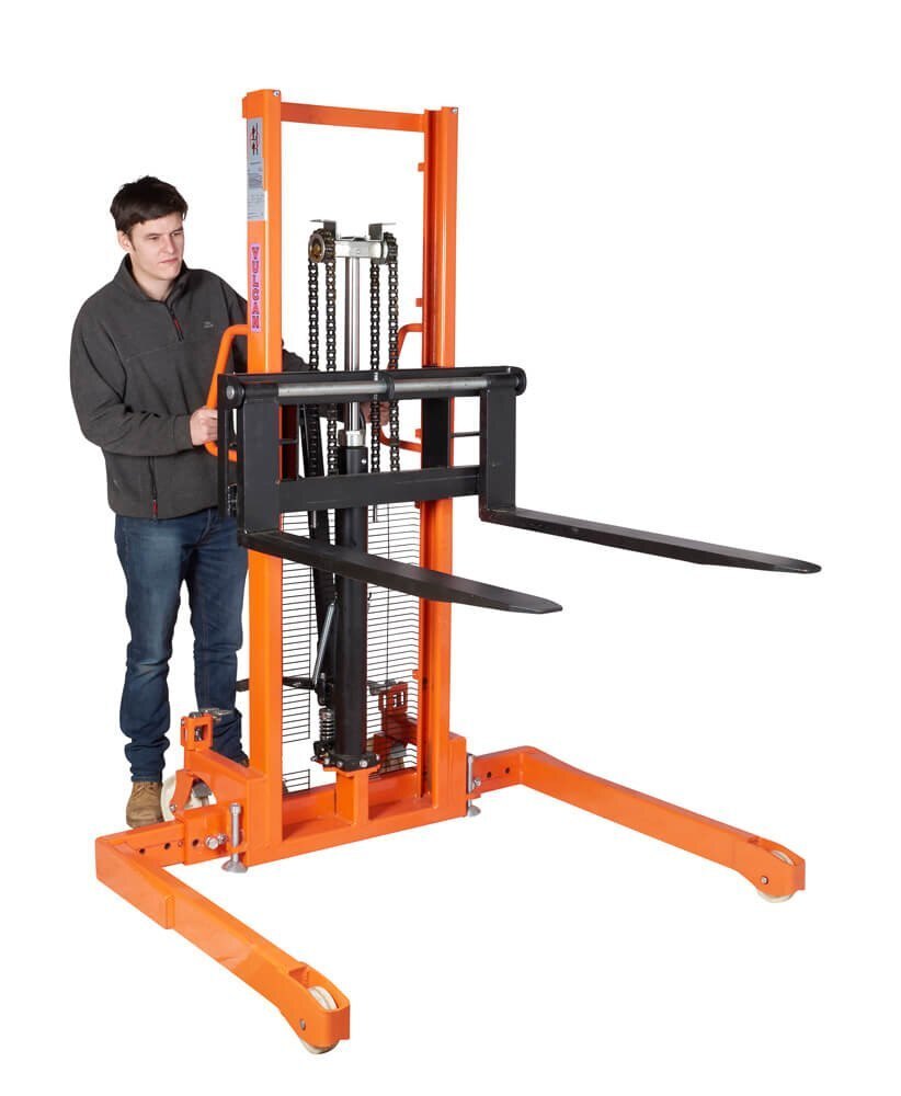 Waide Manual Semi Electrical Stacker Lege - Attributes: Durable
