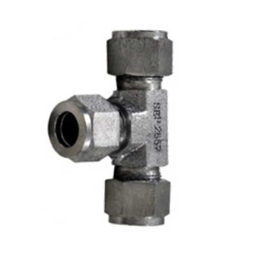 Tube Fitting Od Equal Tee - Stainless Steel, 6/12mm Size , Durable And Corrosion-resistant Design For High-pressure Fluid Control