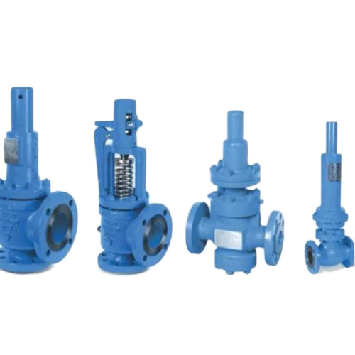 Pressure Relief Valve - Stainless Steel | Standard Size, Blue Color, Ideal For Water, Steam, Gas, And Air Applications