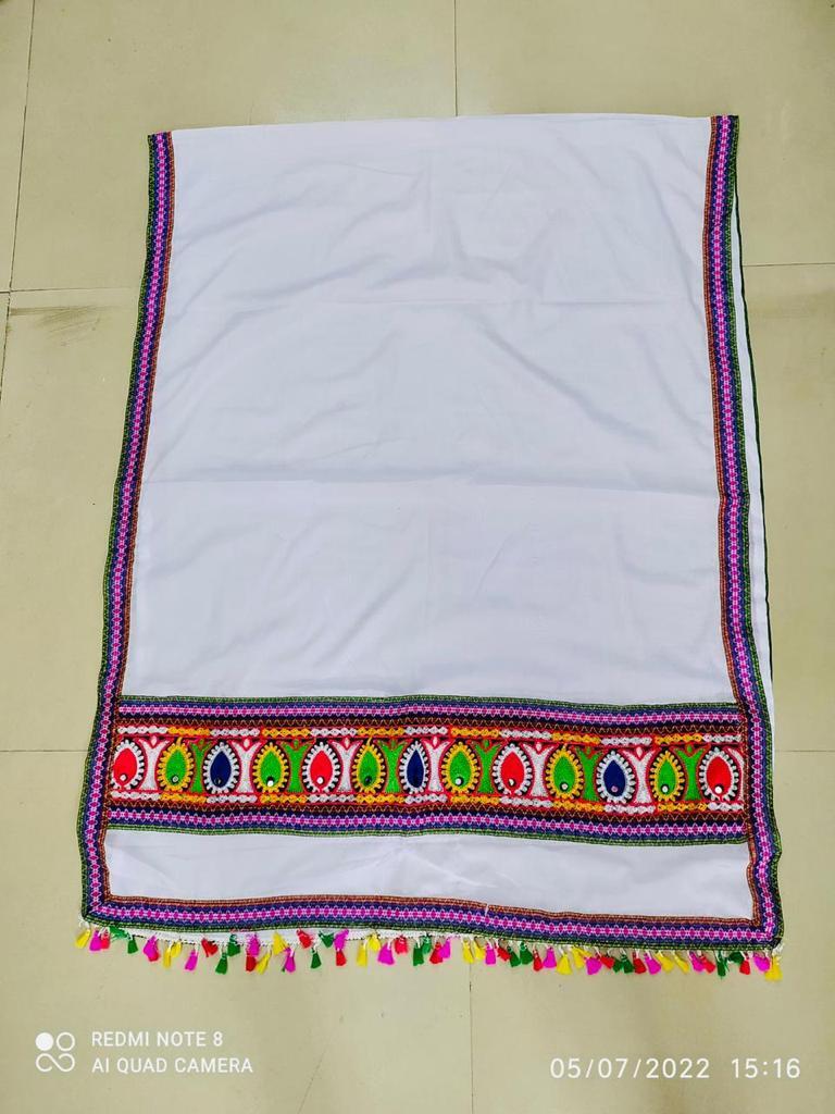 Fancy Cotton Dupatta - Premium Quality Cotton Fabric | Elegant Handcrafted Design, Versatile Fashion Accessory