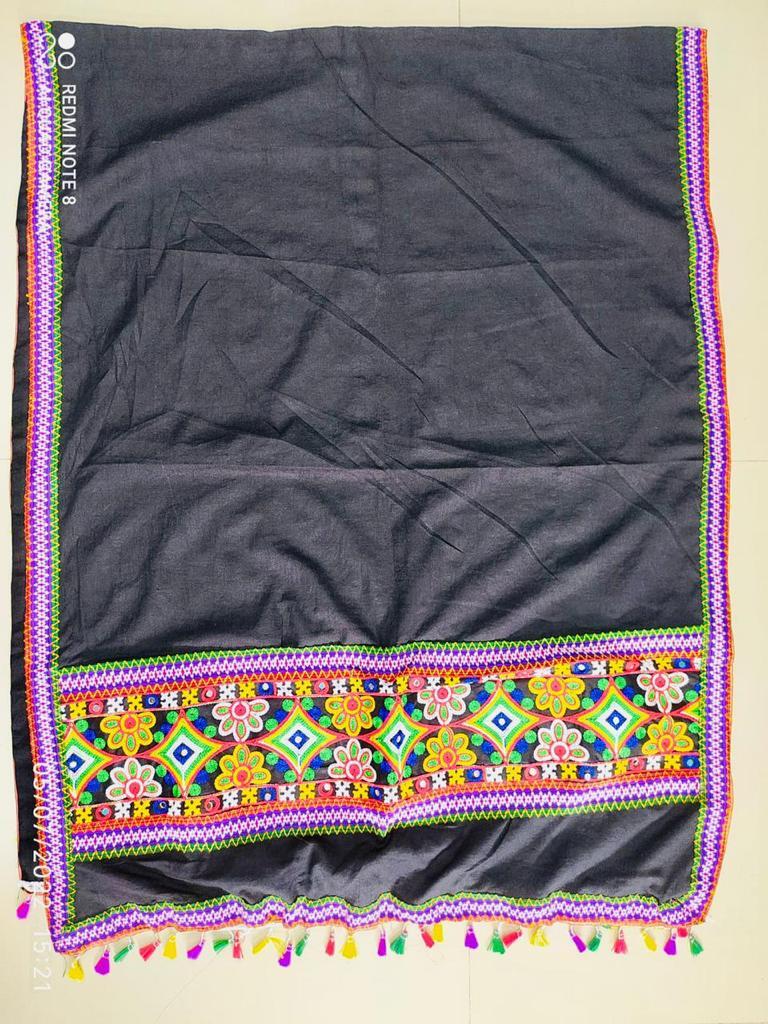 Fancy Cotton Dupatta - Premium Quality Cotton Fabric | Elegant Handcrafted Design, Versatile Fashion Accessory