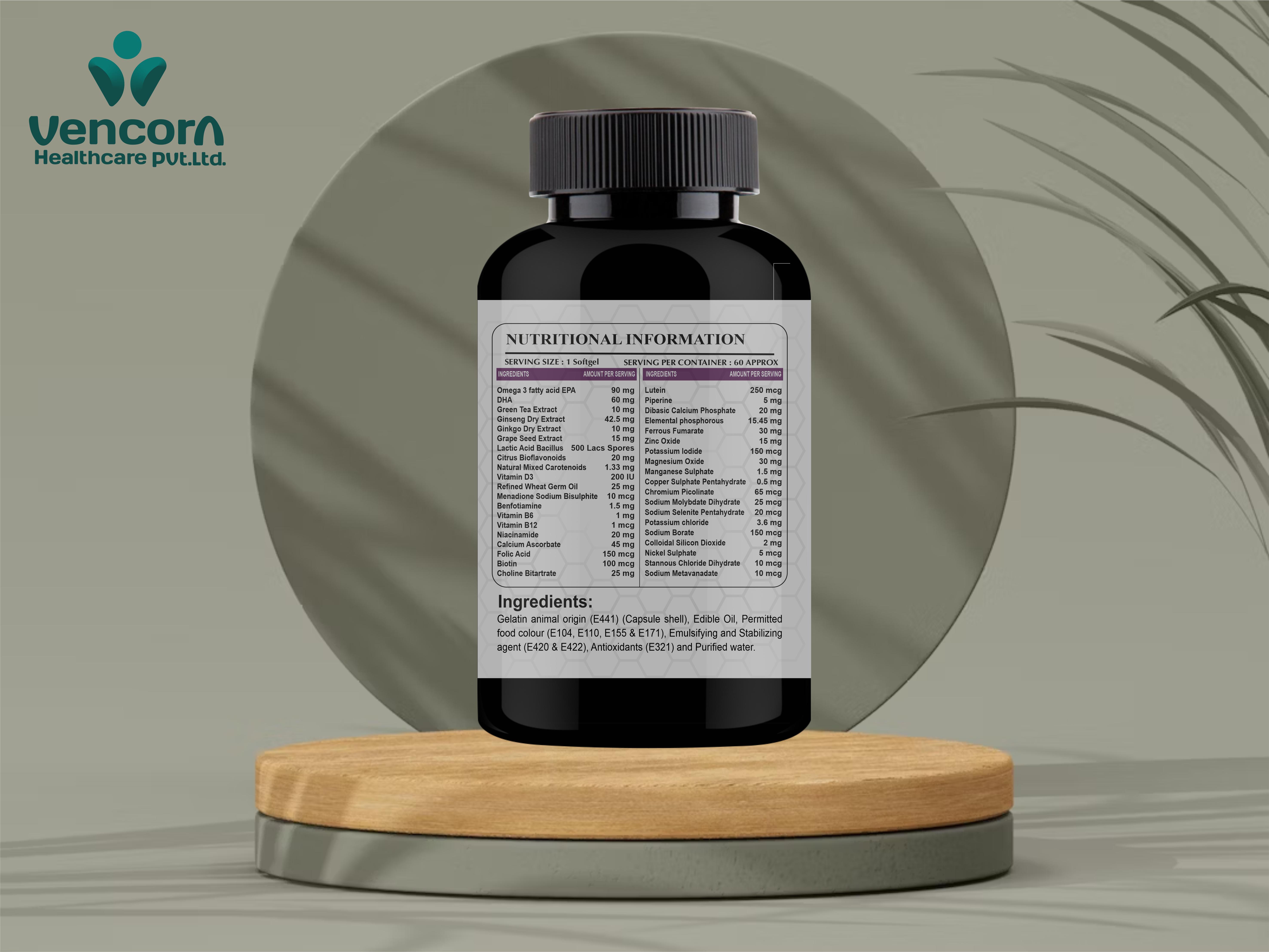 Multivitamins Softgel Capsule -3 Efficacy: Promote Nutrition