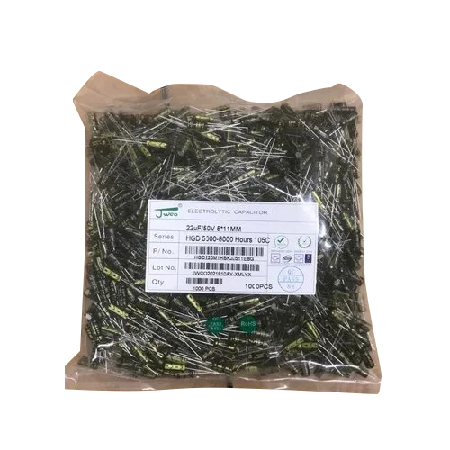 22uf50v Jwco इलेक्ट्रोलाइटिक कैपेसिटर