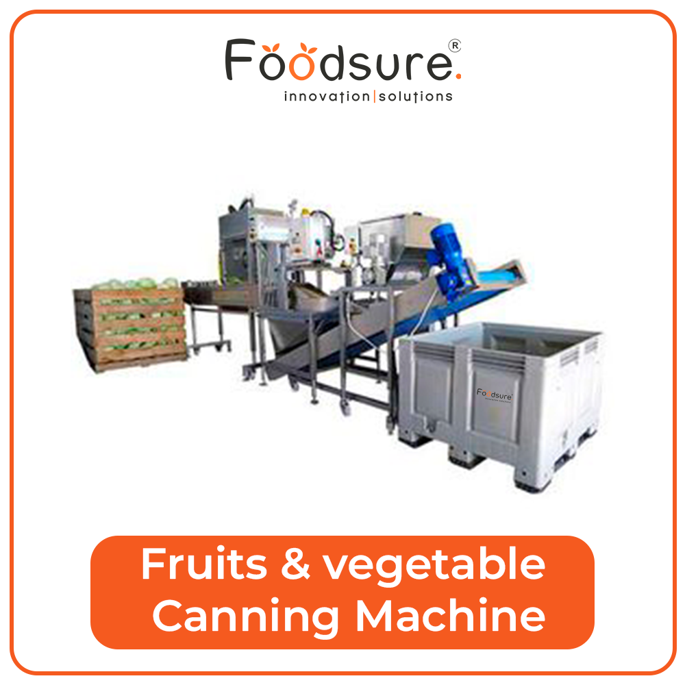 Fruits & Vegetable Canning Machine - Capacity: Upto 3000 Kg/hr