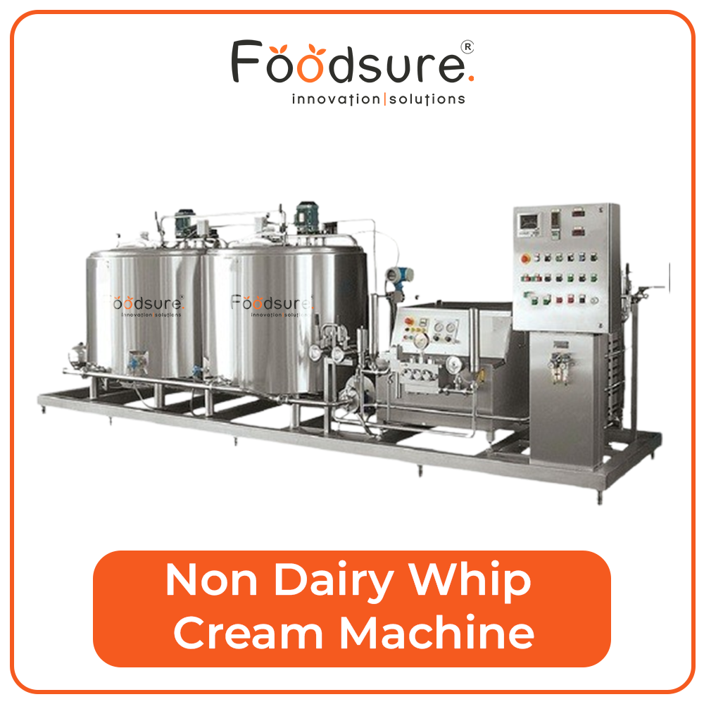 Non Dairy Whip Cream Machine - Capacity: Upto 3000 Kg/hr